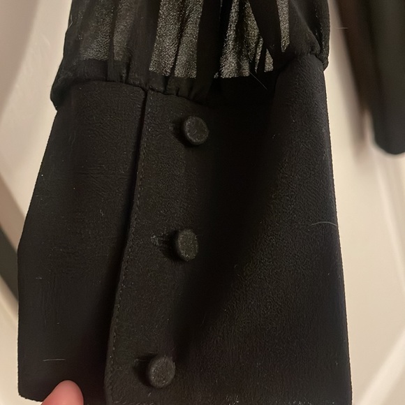 Ann Taylor mock neck blouse - Picture 3 of 8